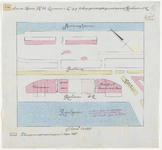 1900-376 Calque op linnen van door H.A. Lieuwens en Zn. q.q. te koop gevraagden grond aan de Rijnhaven O.Z.