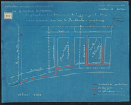 1900-387 Blauwdruk voor de verlichting van nieuwe straten aan de Dordtsestraatweg.