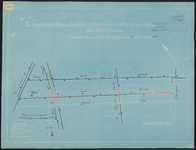 1900-401 Blauwdruk voor de verlichting van de Bloklandstraat.