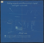1900-435 Blauwdruk voor de ruiling van grond aan de Katendrechtsche Lagedijk met Gebroeders van der Hilt.