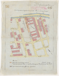 1900-450 Calque op linnen voor aanleg van een gedeelte van de Rozenburgerstraat.