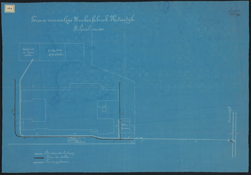 1900-464 Blauwdruk voor Nieuwe aanleg van drinkwaterleiding op het terrein der voormalige suikerraffinaderij aan de ...