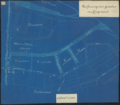 1900-468 Blauwdruk voor de verhuring van gronden in Hoogenoord.
