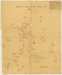 1900-71 Kaart van de het begrotingsplan van de uitbreiding van telefoonnet van de Gemeentelijke telefoon Dienst, naar ...