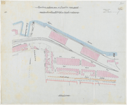 1900-87 Kaart met aanduiding van 18 percelen te verkopen bouwgrond aan de Smalle Hilledijk en aan de Sumatraweg. Calque ...