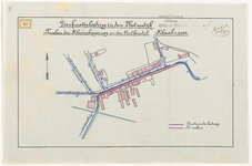 1900-97 Calque op linnen voor Nieuwe aanleg van drinkwaterleiding in de Westzeedijk, tussen de Schoonebergerweg en de ...