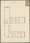256-1 Plattegrond van het ontwerp van de begane grond voor het Zeemanshuis aan de Westerhaven. [Blad 1].