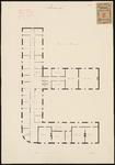 256-2 Plattegrond van het ontwerp van de eerste verdieping voor het Zeemanshuis aan de Westerhaven. [Blad 2].