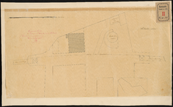 266-1 Situatieplan voor het maken van een Garnizoens Infirmerie (militair ziekenhuis) nabij molen 'De Rode Leeuw' aan ...
