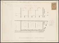 306-1 Plan voor het bouwen van een school aan de Goudsesingel op de plaats van Tivoli (lengtedoorsnede, plattegrond). ...
