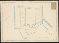 48 Kopie van een kaart van de aan Quirijn de Visscher door de stad verkochte gronden aan de Zalmhaven en van de verder ...