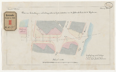 692b Calque op linnen van het plan voor de bestrating en verlichting onder en bij de viaducten van de Geldersekade tot ...