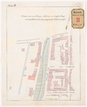 774-2 Vier calques op linnen en een tekening op papier waarop verschillende situaties voor een te bouwen school voor ...