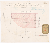 893c Calque op linnen van de tekening van de grond aan het Moriaansplein die de heer C.A.M. van Graauwenhaan zal kopen.