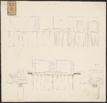 B-5-4 Zeven schetstekeningen behorende tot het ontwerp van beide schutsluizen in de Coolsingel, aan de Kruiskade, in de ...