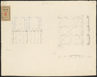 B-5-7 Zeven schetstekeningen behorende tot het ontwerp van beide schutsluizen in de Coolsingel, aan de Kruiskade, in de ...