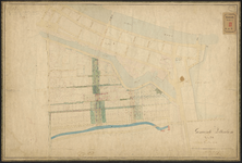 C-3 Kadastrale kaart der gemeente Rotterdam, sectie A. en H., waarop de door de ingenieur W.N. Rose ontworpen nieuwe ...