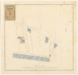 C-35 Calque op linnen der grondkaart van de nog onverkochte aan de gemeente behorende terreinen aan de Hugo de ...