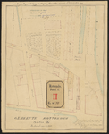 C-38 Kadastrale kaart van in openbare veiling te brengen percelen aan de Veemarkt enz. opgemeten 20-2-1868