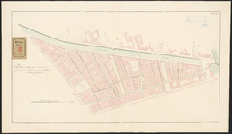 D-2-10 Kadastrale kaart van de binnenstad, gelegen tussen de Goudsevest en Oostvest, de Botersloot en de Hoogstraat.