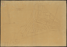 E-5 De calque op papier van de kaart van Veelwaard, uitgegeven te Rotterdam, bij Verbruggen en Van Duym, met opgave der ...