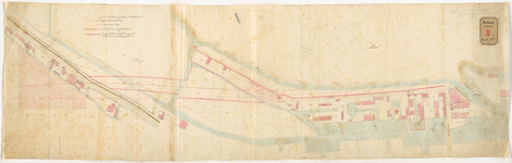 F-14 Kaart van de Rhijnspoorweg vanaf de Oude Plantage tot het Boerengat.