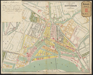 F-299 Gesteendrukte plattegrond van Rotterdam door A. Braakensiek, overgelegd bij de aanvraag om concessie voor een ...