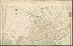 F-301 Gesteendrukte plattegrond van Rotterdam door H.C.F. van de Wall behorende bij de voorgestelde uitbesteding van de ...