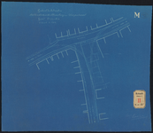 F-452 Blauwdruk van een gedeelte van de situatie van de Rotterdamse Straatweg. M.