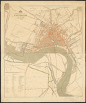 F-67 Gesteendrukte plattegrondkaart van de gemeente Rotterdam, vervaardigd door H.C.T. van de Wall, uitgekomen in 1871, ...