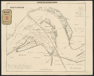 G-219a Gesteendrukt kaart van de wijk Feijenoord waarop de aangevraagde grond is aangegeven op het terrein van de ...