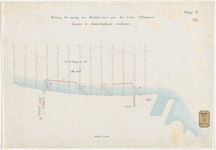 G-241-5 Calque op linnen van het ontwerp voor de aanleg van strekdammen aan de Linker Maasoever ten westen van de ...
