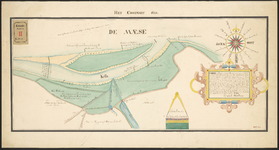 L-4 Kaart van het stroomgebied van de Maas en de Kille bij het Coursant