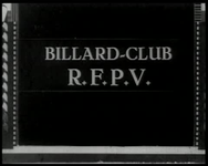 BB-2341 Billard club RFPV ; Serietitel Groot Billard drama