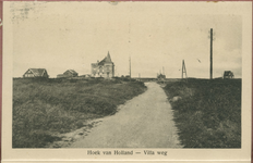 PBK-13256 Serie van tien prentbriefkaarten van Hoek van Holland als leporello aaneen. Van boven naar beneden:-1 Villa ...