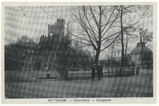 PBK-1905 Rots met uitkijktoren in de Rotterdamsche Diergaarde.