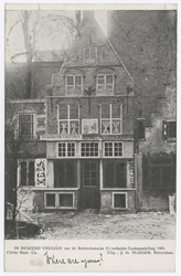 PBK-1983-724 Het huis In Duizend Vreezen op het terrein van de Rotterdamsche Nijverheids-tentoonstelling.