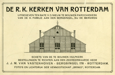 PBK-1986-7-1-TM-6 Serie prentbriefkaarten in een boekje met interieurs van 18 verschillende rooms-katholieke kerken, ...