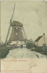 PBK-1987-1023 Watermolen gezien vanaf de Ringdijk. In 1914 werd deze molen gesloopt en vervangen door een stoomgemaal. ...
