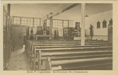 PBK-1989-5 Interieur van de kapel van de Paters Capucijnen op Katendrecht, gesticht in het jaar 1921 en in 1934 de ...