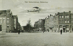PBK-1993-492 Gezicht op de Vierambachtsstraat ter hoogte van de Burgemeester Meineszlaan rechts en de Heemraadssingel links.