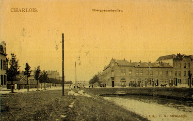 PBK-1996-299 Boergoensevliet en de Boergoensestraat te Oud-Charlois.