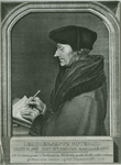 PBK-2008-349 Fotokaart naar een schilderij van de schrijvende Desiderius Erasmus, humanist.