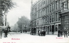 PBK-264 Gezicht in de Kruisstraat. Recht tegenover de ingang van de Diergaarde (rechts) eindigde de Diergaardelaan.