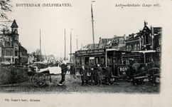 PBK-47 Een tweetal paardenomnibussen van de omnibuslijn Delfshaven - Kralingen in 1899 opgericht door de Rotterdamsche ...