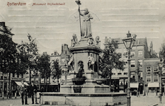PBK-4886 Monument Maagd van Holland aan de Nieuwemarkt, opgericht ter herinnering van de feestviering op 1april 1872 en ...