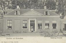 PBK-5293 De 18de eeuwse villa Rozenburg van J. Verheul aan de noordzijde van de Oudedijk, ter hoogte van de ...