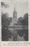 PBK-6197 De Waalse kerk aan de Schiedamse Vest. Op de voorgrond de Schiedamsesingel