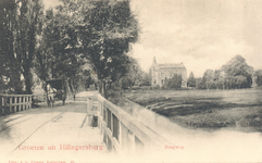 PBK-9786 Bergweg (vanaf 1916 Straatweg), met rechts de villa Buitenlust , sinds 1921 het raadhuis van Hillegersberg, ...