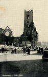PBK-9997 Gezicht op de door het Duitse bombardement van 14 mei 1940 getroffen panden en de rooms katholieke Oldekerk ( ...